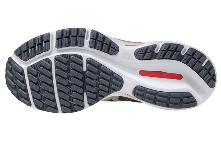 Кроссовки Mizuno Wave Rider 24 (черно-красные) — фото 5