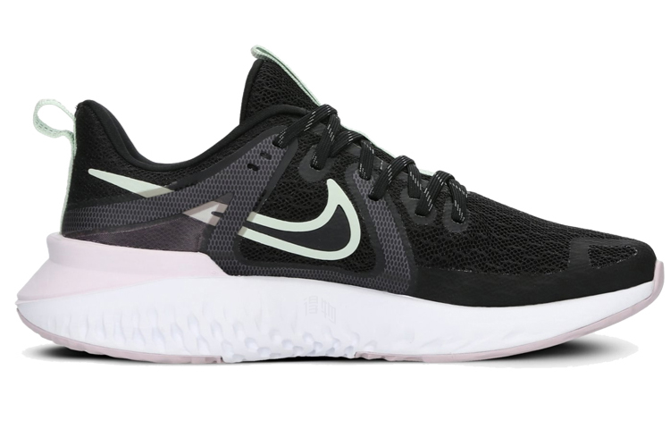 Женские кроссовки Nike Legend React 2 (черно-розовые) — Чёрныйрозовый — фото 2