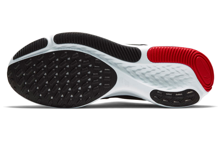 Кроссовки Nike React Miler 1 (черный / зеленый / красный) — Чёрный / зелёный / красный — фото 6