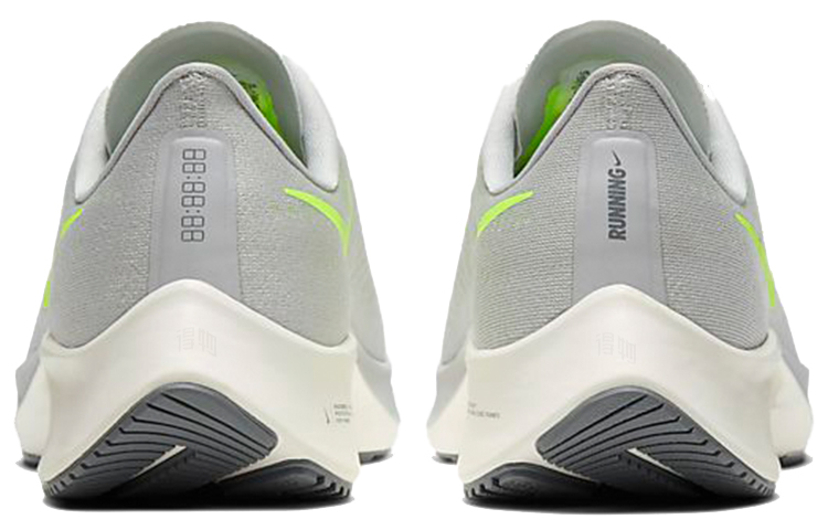 Мужские кроссовки Nike Pegasus 37 (серо-зеленые) — фото 5