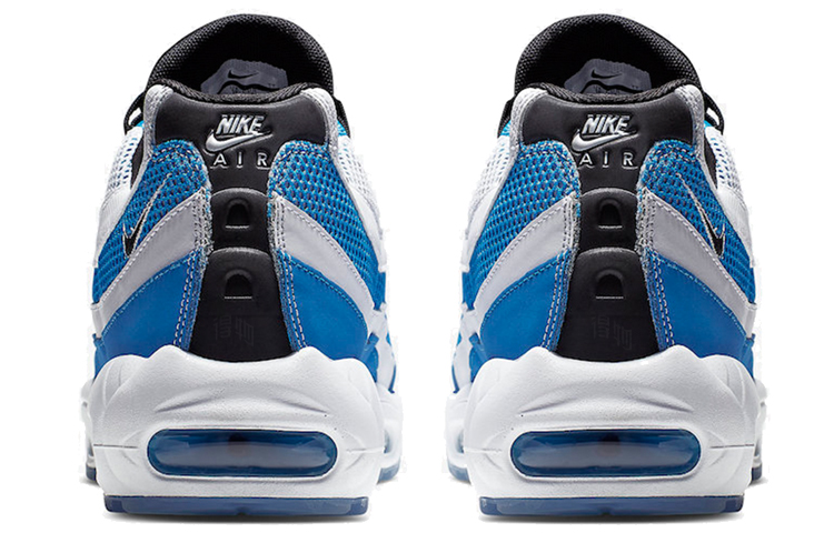 Мужские кроссовки Nike Air Max 95 Essential (белый/синий) — Белый / синий — фото 4