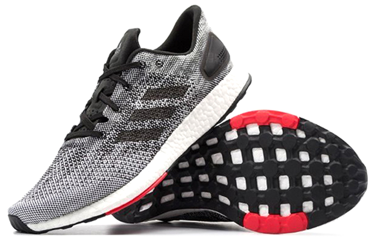 Кроссовки adidas Pureboost Dpr (черно-серые) — фото 5