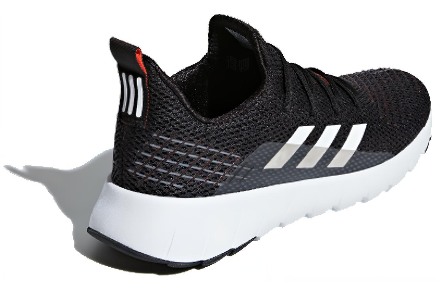 Мужские кроссовки adidas Asweego (черно-белые) — Чёрный / белый — фото 4