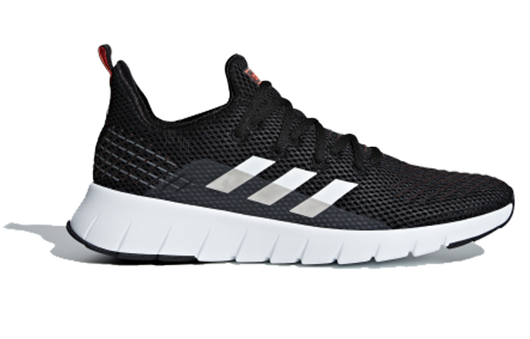 Мужские кроссовки adidas Asweego (черно-белые) — Чёрный / белый — фото 2