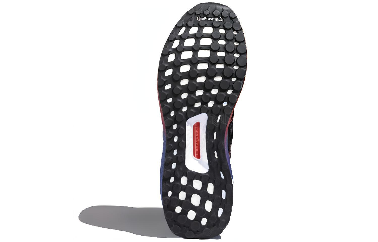 Кроссовки adidas ULT (черно-красно-фиолетовые) — Чёрный / красный / фиолетовый — фото 6