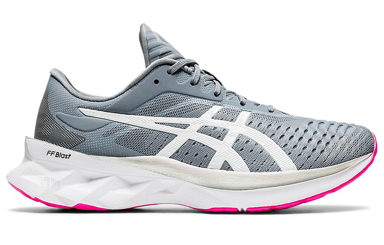 Женские кроссовки ASICS Running Shoes (серо-белые) — фото 2