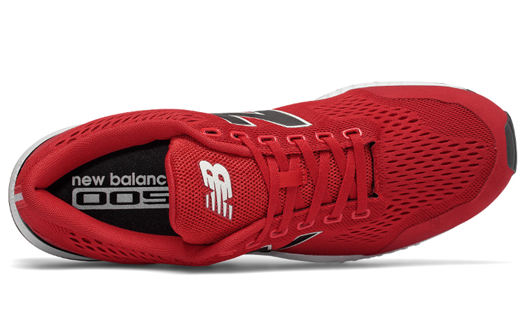 Кроссовки New Balance 005 (красные) — Красный / чёрный / белый — фото 3