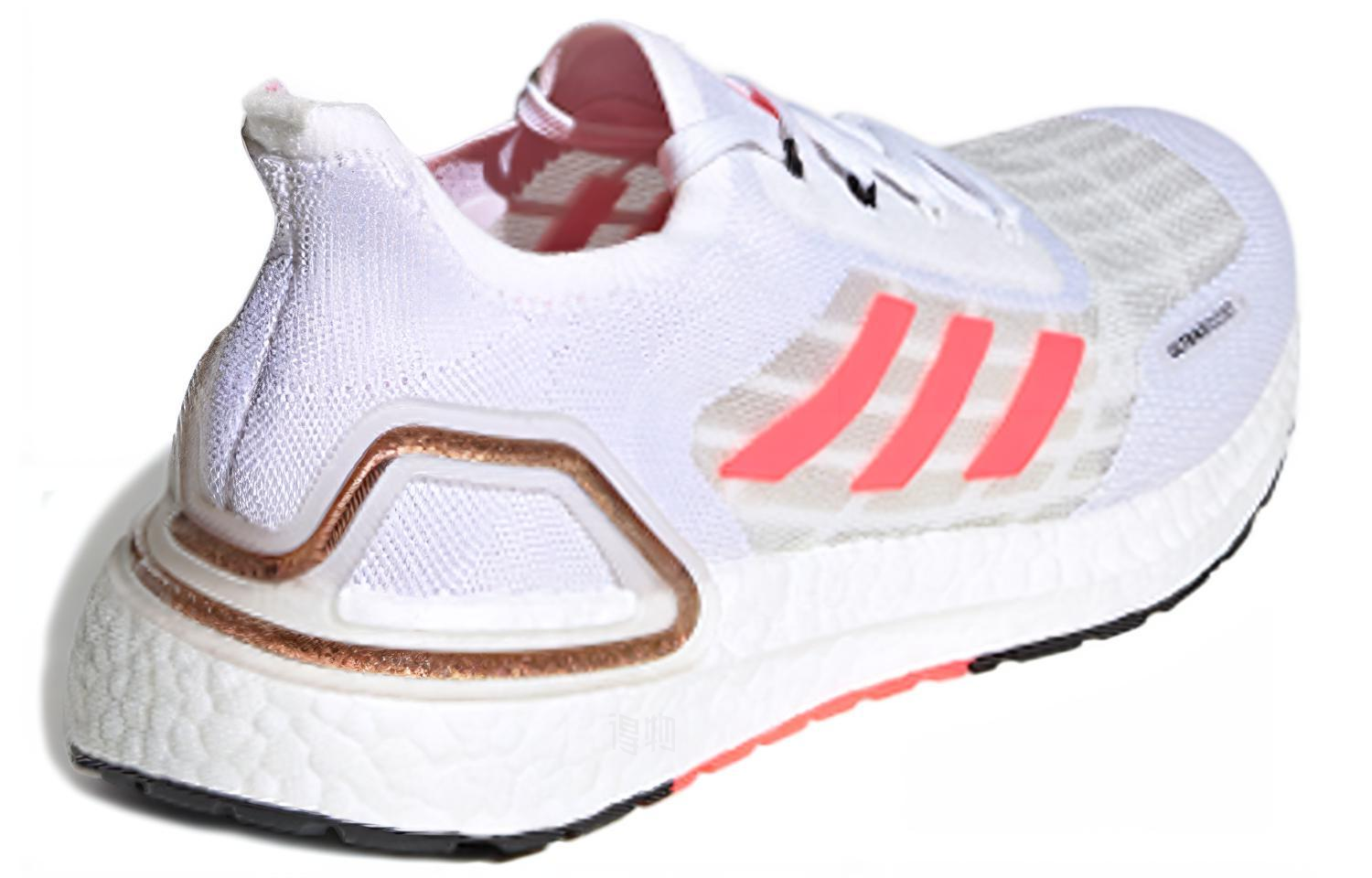 Женские кроссовки adidas (бело-розовые) — фото 4