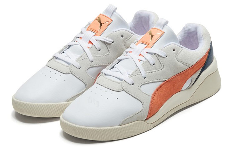 Женские кроссовки PUMA Aeon Heritage (бело-оранжевые) — Белый / оранжевый — фото 3