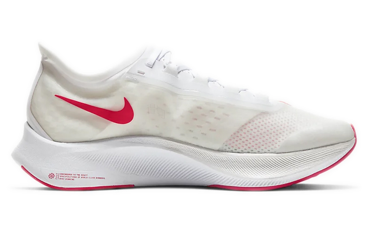 Кроссовки Nike Zoom Fly 3 (бело-красные) — фото 2