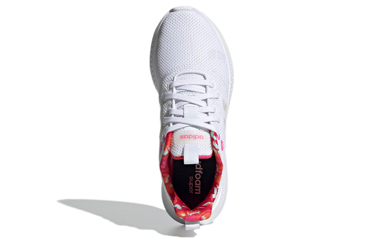 Женские кроссовки adidas neo Puremotion 2.0 (бело-серые) — Белый / серый / красный — фото 5