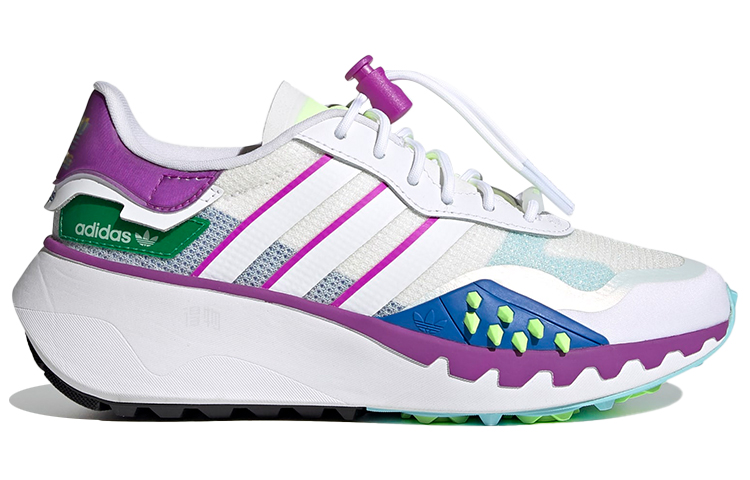 Женские кроссовки adidas originals Choigo (бело-фиолетовые) — фото 2