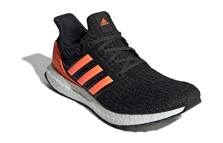 Мужские кроссовки adidas ULT Solar Orange (черно-оранжевые) — фото 3