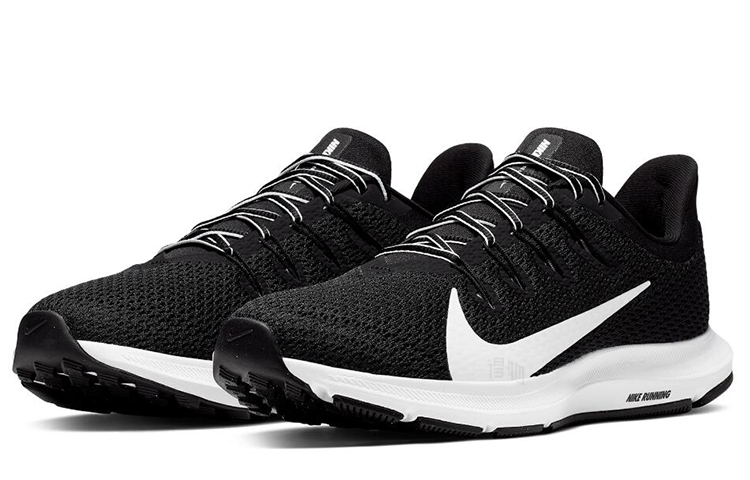 Женские кроссовки Nike Quest 2 (черные) — Чёрный — фото 2