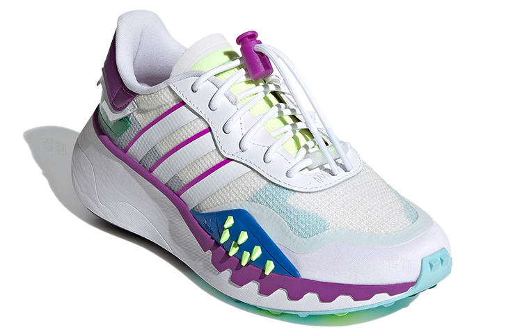 Женские кроссовки adidas originals Choigo (бело-фиолетовые) — фото 3