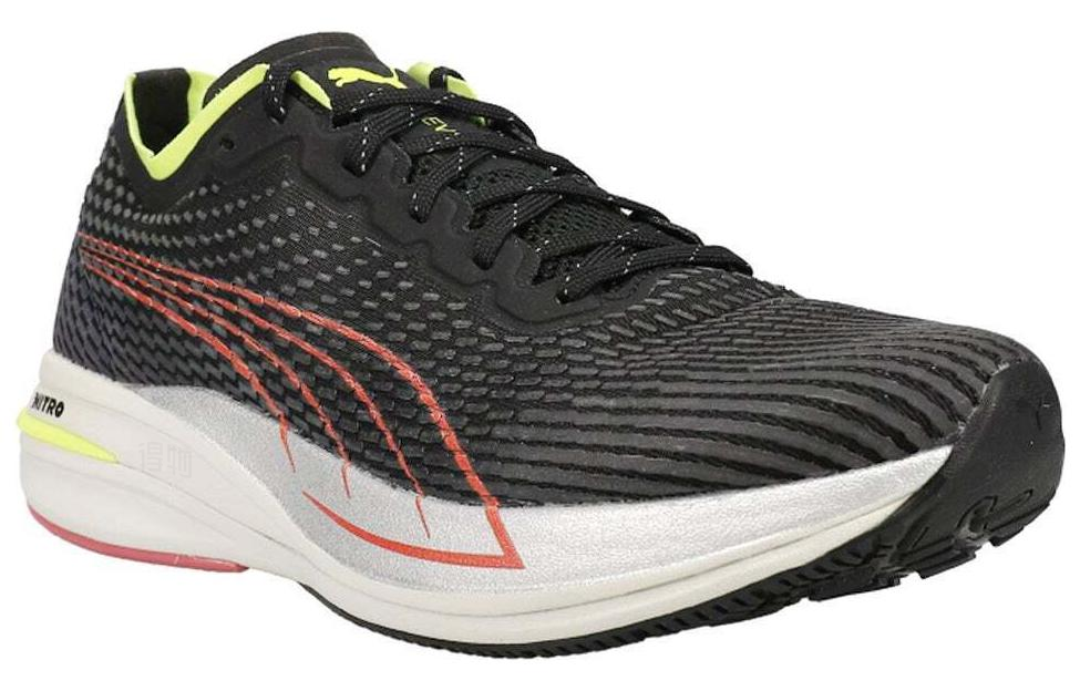 Женские кроссовки PUMA Deviate NITRO (черные) — Чёрный — фото 2
