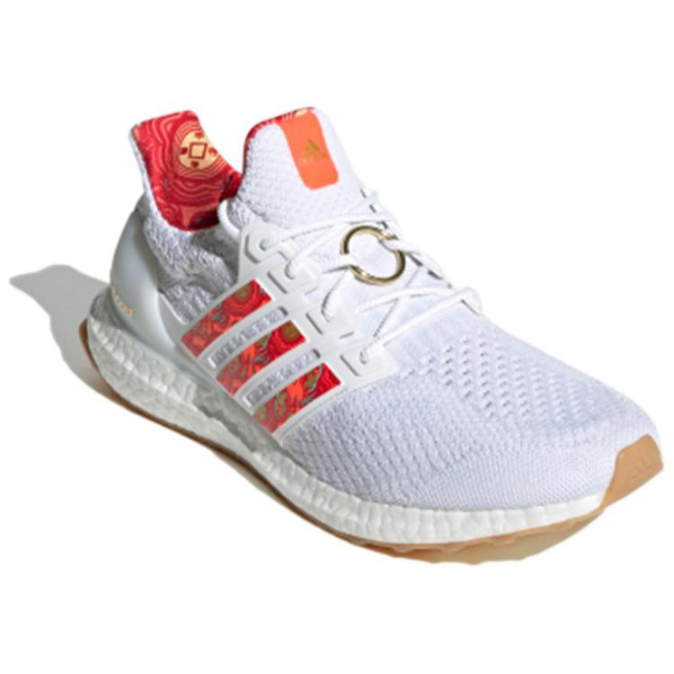 Кроссовки adidas ULT (белые с красным и золотым) — Белый / красный / золотой — фото 3