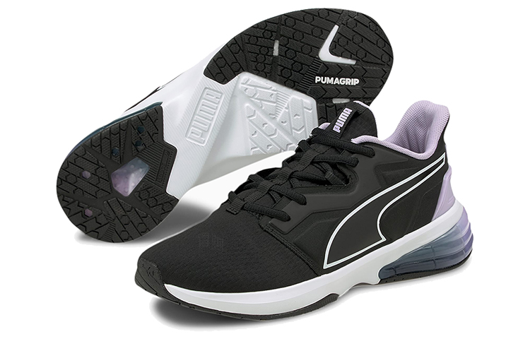 Женские кроссовки PUMA Lvl-up XT (черно-бело-фиолетовые) — фото 5