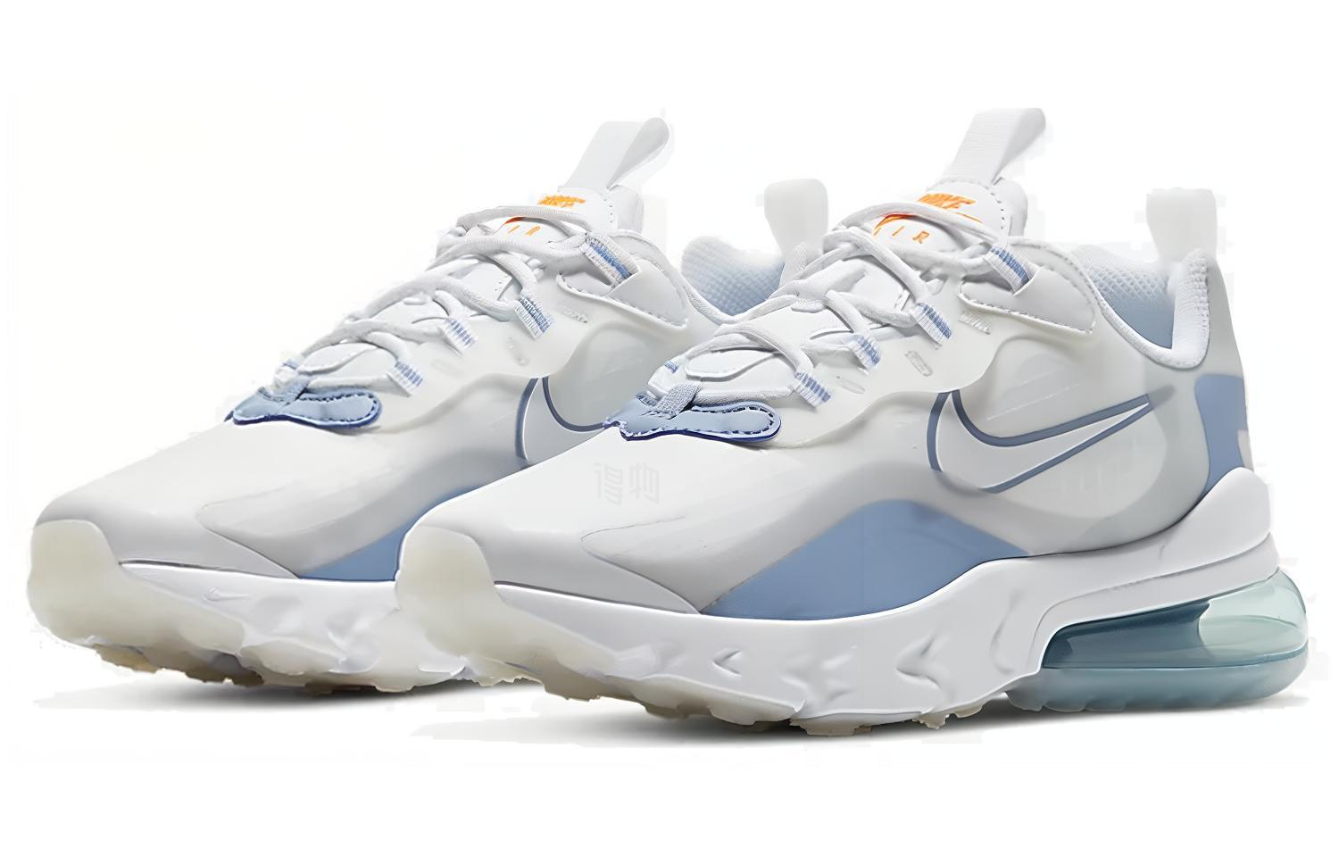 Женские кроссовки Nike Air Max 270 (бело-синие) — фото 3