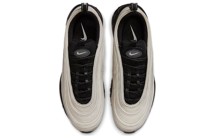 Мужские кроссовки Nike Air Max 97 (бежево-черные) — фото 4