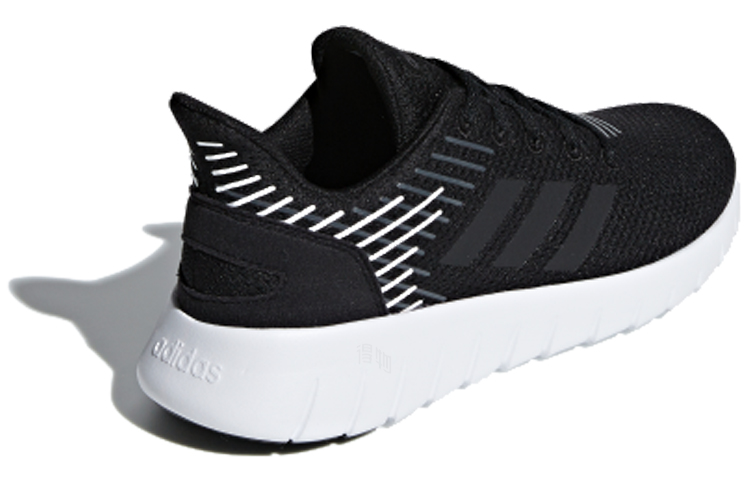 Женские кроссовки adidas neo Asweerun (черно-белые) — Чёрный / белый — фото 3