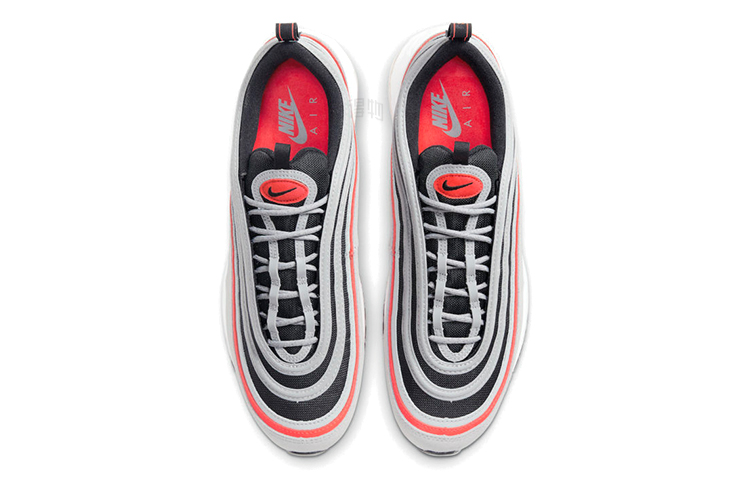 Кроссовки Nike Air Max 97 Radiant Red (серо-красные) — фото 3
