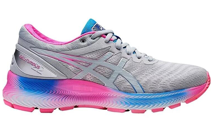 Женские кроссовки ASICS Gel-Nimbus Lite (серо-розовые) — фото 2