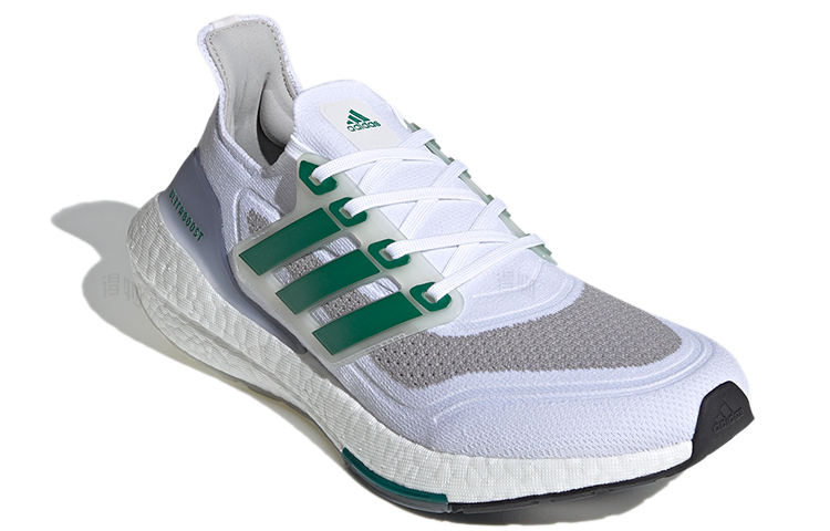 Мужские кроссовки adidas ULT (бело-серо-зеленые) — фото 3