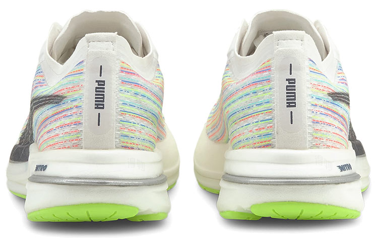Женские кроссовки PUMA Deviate NITRO Spectra (бело-зеленые) — фото 4