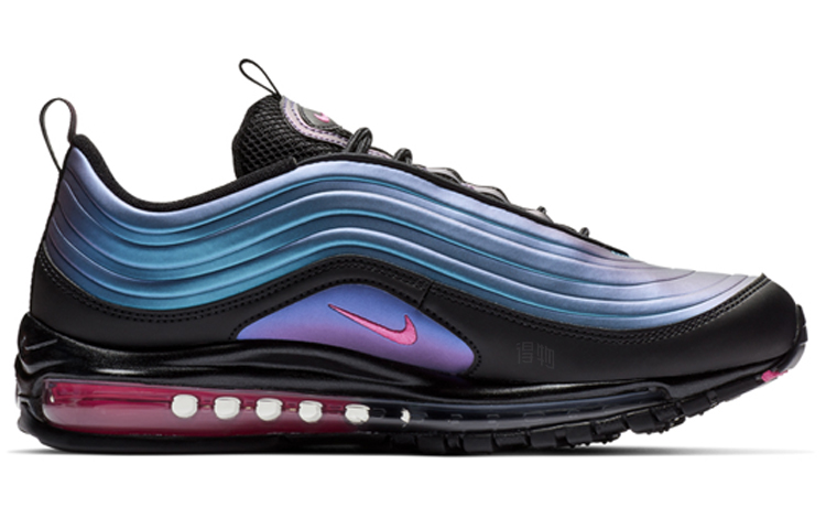 Мужские кроссовки Nike Air Max 97 LX (черно-фиолетовые) — фото 2