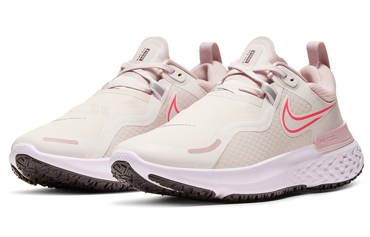 Женские кроссовки Nike React Miler 1 (розовый / белый) — фото 3
