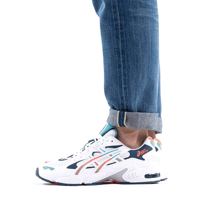 Кроссовки ASICS Gel-Kayano 5 (бело-зеленый) — фото 6