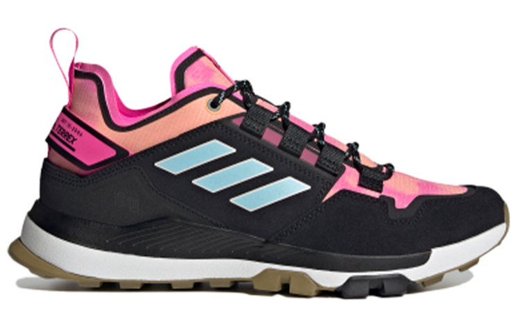 Мужские кроссовки adidas Terrex Hikster (черно-розовые) — фото 2