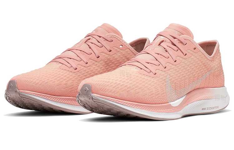 Женские кроссовки Nike Pegasus turbo 2 (розово-белые) — фото 3