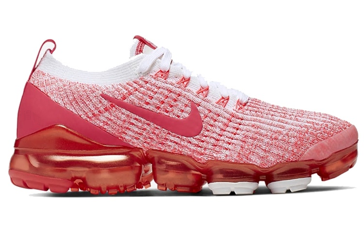 Женские кроссовки Nike VaporMax Flyknit 3.0 (красные) — Красный — фото 2