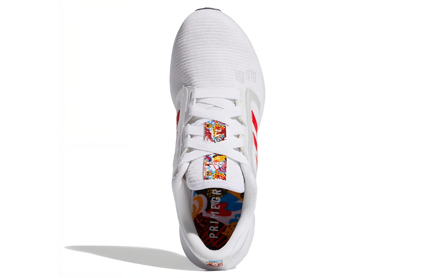 Женские кроссовки adidas Edge Lux 4 (бело-красные) — Белый / красный — фото 5