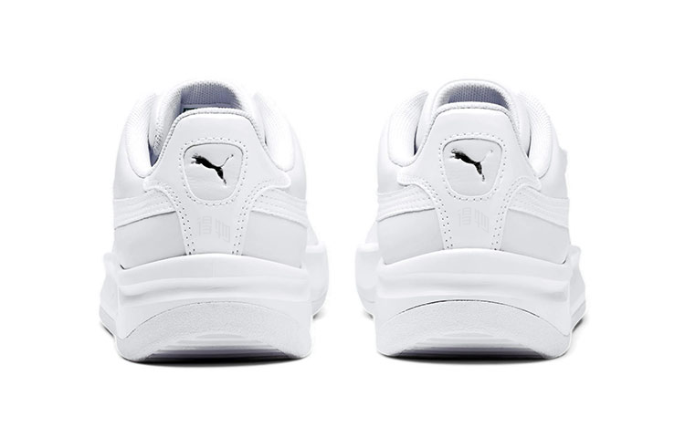 Женские кроссовки PUMA California Monochrome (бело-серые) — фото 4