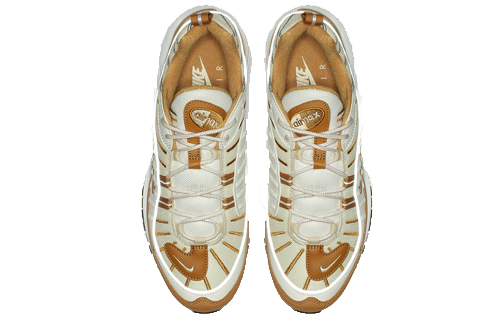 Женские кроссовки Nike Air Max 98 (бело-коричневые) — фото 4