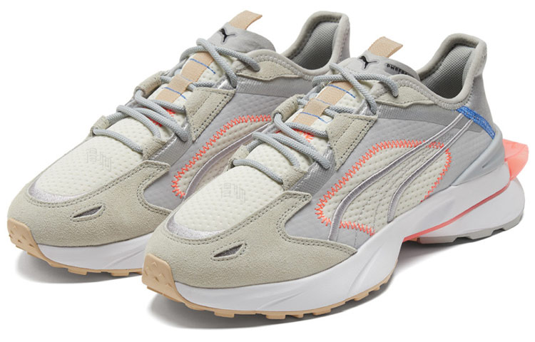 Унисекс кроссовки PUMA (серо-оранжевые) — фото 3