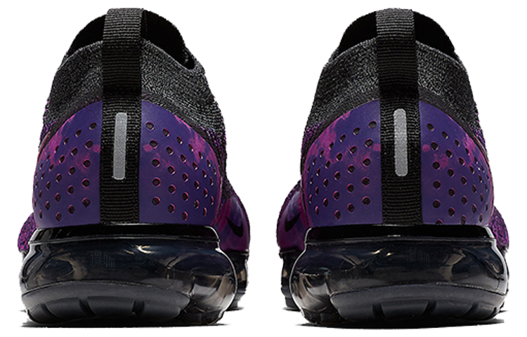 Мужские кроссовки Nike VaporMax Flyknit 2 (черный / фиолетовый) — Чёрный / фиолетовый — фото 5