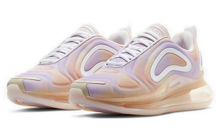 Женские кроссовки Nike Air Max 720 Prnt (розово-фиолетовые) — Розовыйфиолетовый — фото 3