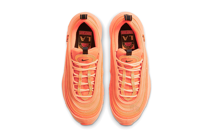 Женские кроссовки Nike Air Max 97 Los Angeles (оранжевые) — фото 4