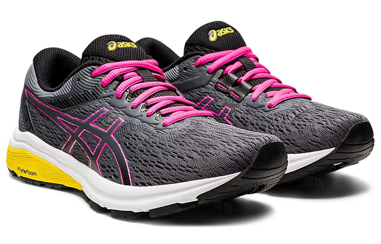 Женские кроссовки ASICS Gt-800 (серо-розовые) — фото 3