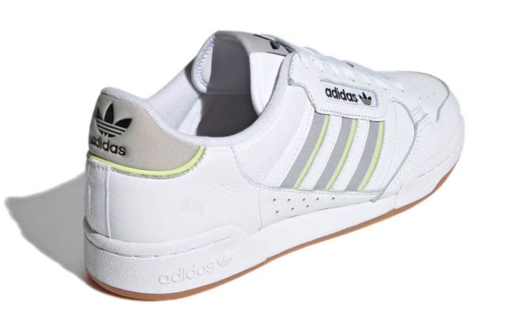 Мужские кеды adidas Continental 80 Stripes (серебристо-серые) — фото 4