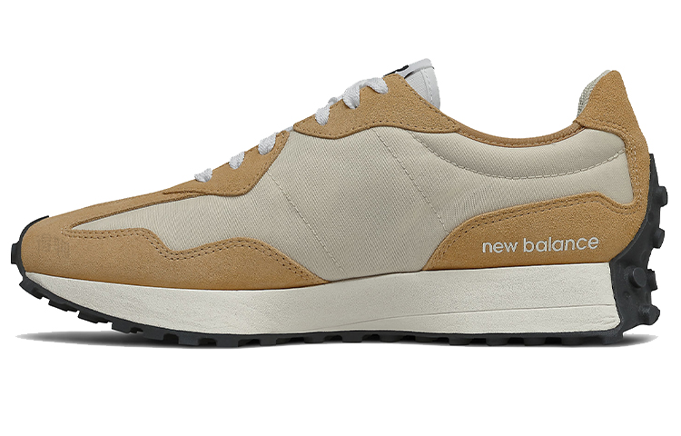 Кроссовки New Balance 327 (коричнево-красные) — Коричневый / красный — фото 2