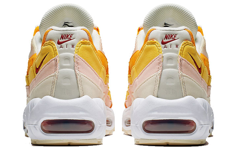 Женские кроссовки Nike Air Max 95 (оранжевые) — фото 4