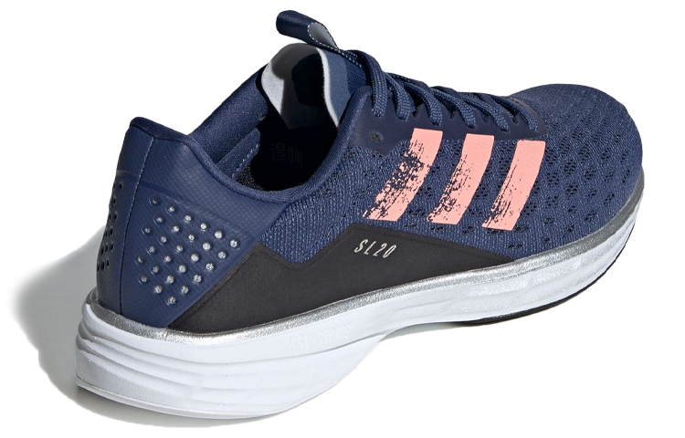 Женские кроссовки adidas Sl20 (сине-розово-черные) — фото 4