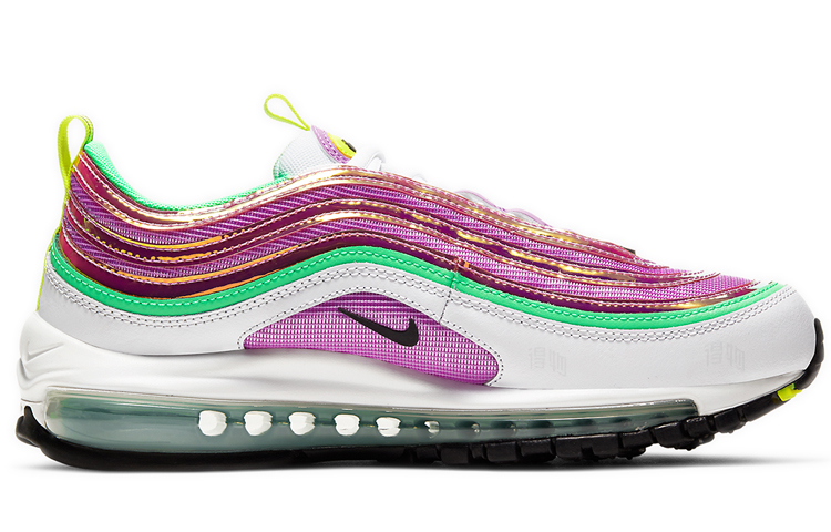 Женские кроссовки Nike Air Max 97 (бело-розовый) — фото 2