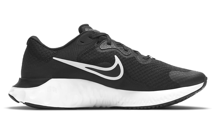 Мужские кроссовки Nike Renew Run 2 (черно-белые) — Чёрный / белый — фото 2