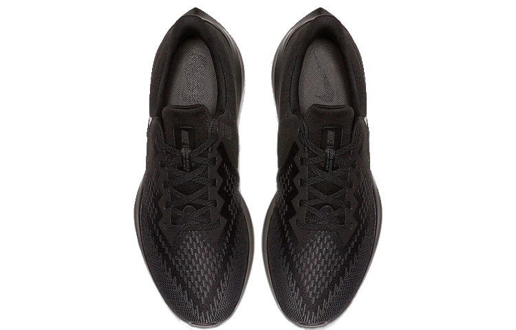 Мужские кроссовки Nike Zoom Winflo 6 (черные) — Чёрный — фото 4